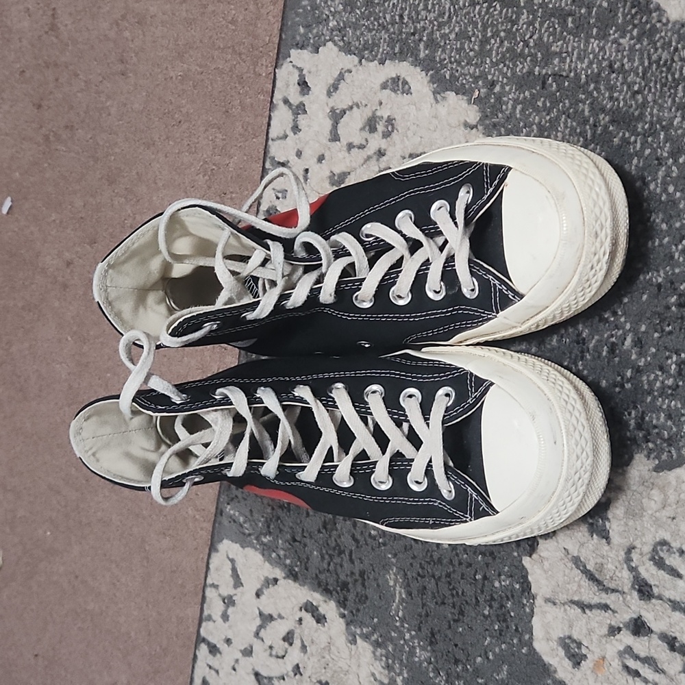 Comme des gracons X converse hi-top black Size 9